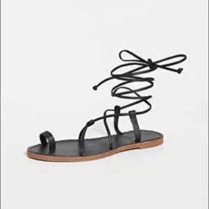 Madewell boardwalk lace up sandal